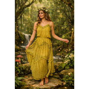chinese dress ladies Buddylove Colette Long Sleeve Maxi Dress - Charmed main image 1